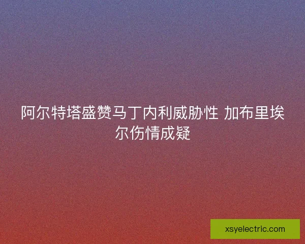 阿尔特塔盛赞马丁内利威胁性 加布里埃尔伤情成疑